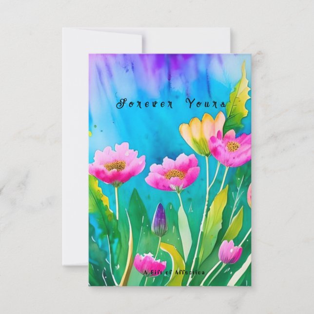 De Remerciements Carte cadeau romantiqueDonOfLove, PartagerTheLove (Devant)