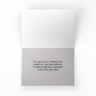 Carte commémorative pour une personne militaire