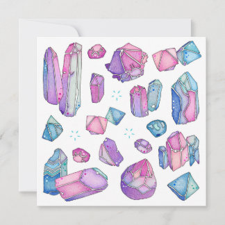 De Remerciements Carte Crystal