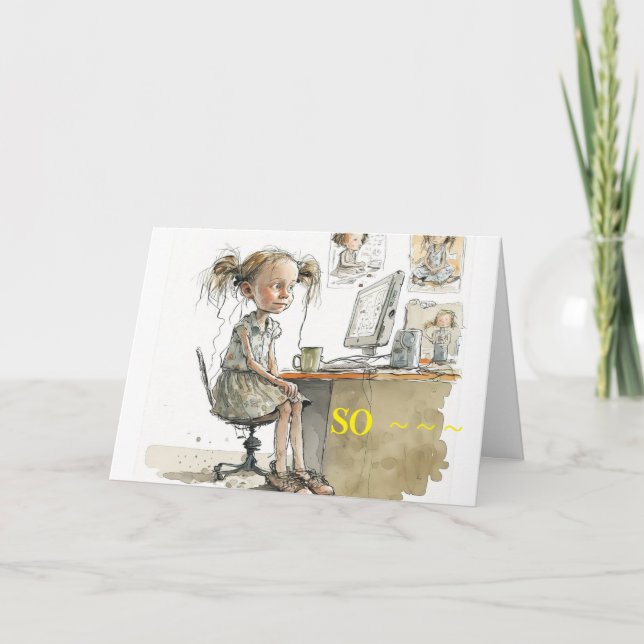 DE REMERCIEMENTS CARTE D'AMITIÉ FRAZZLED (Devant)