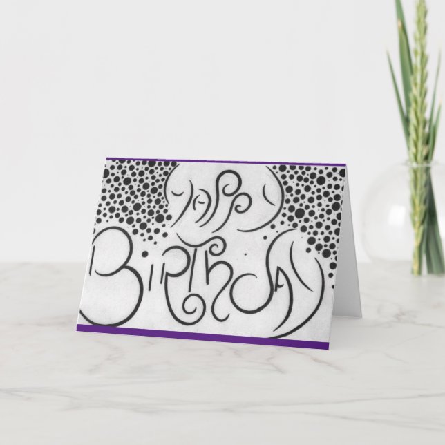 De Remerciements Carte d'anniversaire (Devant)