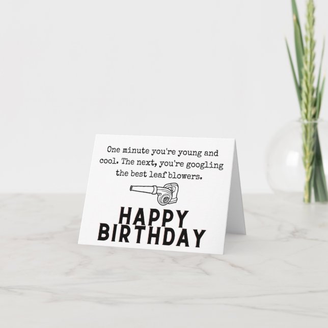 De Remerciements Carte d'anniversaire amusante pour hommes (Devant)