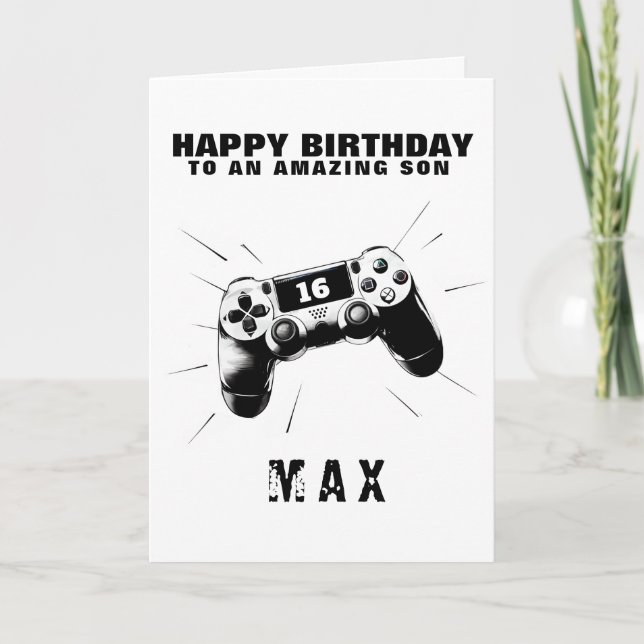 De Remerciements Carte d'anniversaire du joueur personnalisé (Devant)