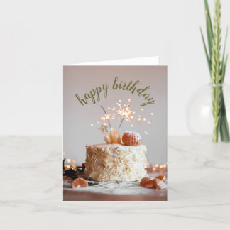 De Remerciements Carte d'anniversaire heureuse pliée