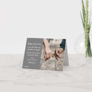 De Remerciements Carte d'anniversaire moderne