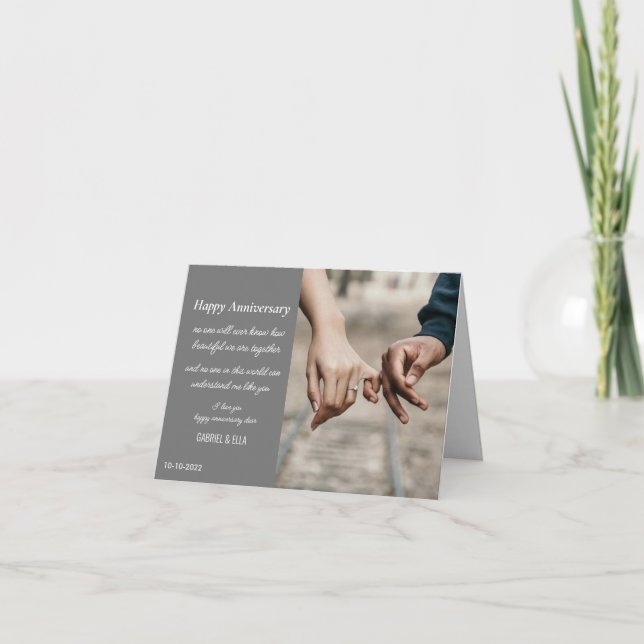 De Remerciements Carte d'anniversaire moderne (Devant)