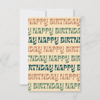 De Remerciements Carte d'anniversaire - Multi