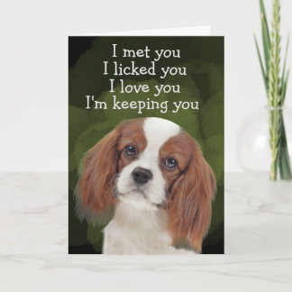 De Remerciements Carte d'anniversaire personnalisée King Charles Ca