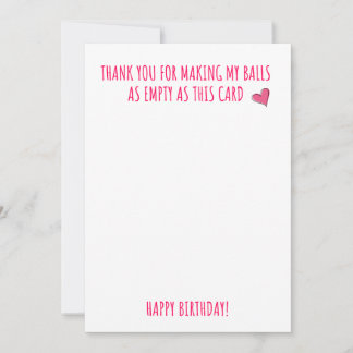 De Remerciements Carte d'anniversaire pour elle