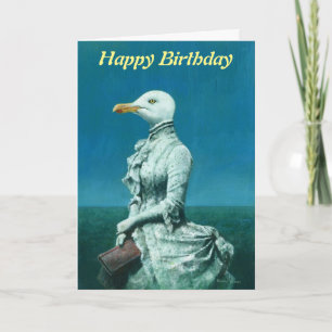 De Remerciements Carte d'anniversaire Seagull Lady