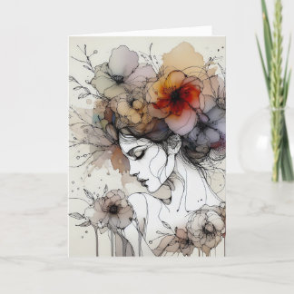 DE REMERCIEMENTS CARTE D'ANNIVERSAIRE SPÉCIALE POUR FILLE