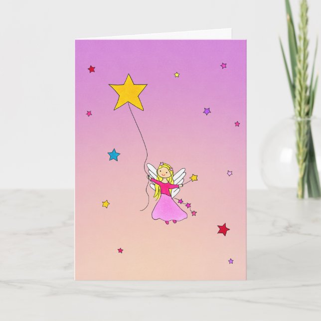 De Remerciements Carte d'anniversaire Starlight et Magic (Devant)