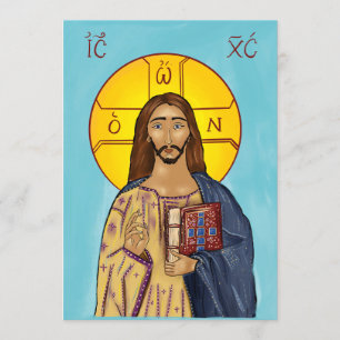 De Remerciements Carte d'icône en papier du Christ 2