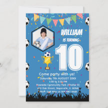 Carte d'invitation d'anniversaire personnalisée po