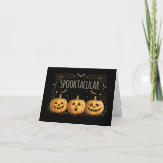 De Remerciements Carte d'invitation Halloween Jack O'Lanterns