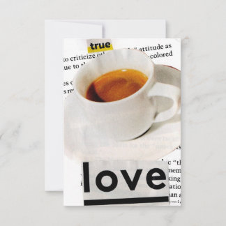 De Remerciements Carte du véritable amour