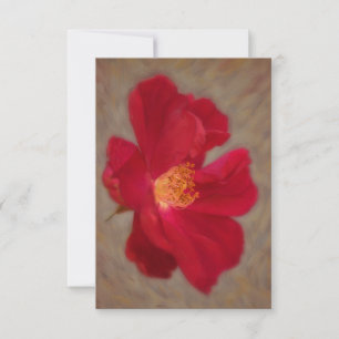 De Remerciements Carte Flat Art Flat Rouge Rose