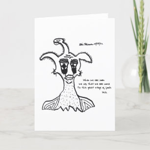 De Remerciements Carte Freak humoristique bien lue 12-28-22
