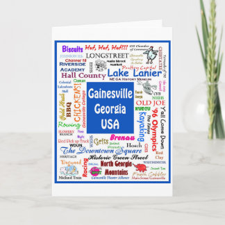 De Remerciements Carte Gainesville