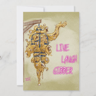 De Remerciements Carte Gibber Live Laugh