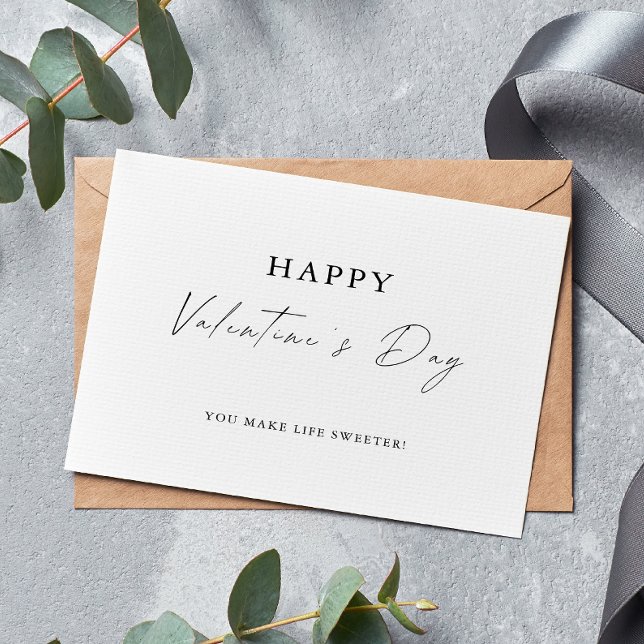 De Remerciements Carte Heureuse Sainte-Valentin (Happy Valentine's Day Card)