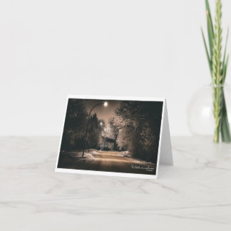 De Remerciements Carte Hiver Silencieux