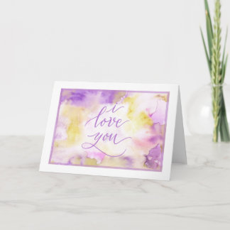 De Remerciements Carte « Je t'aime » pour toujours