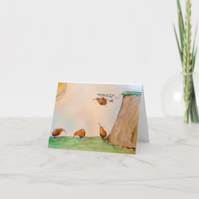 De Remerciements Carte Kiwis (Devant)