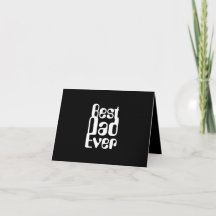 CARTE « MEILLEUR PÈRE JAMAIS » COOL ET MINIMALISTE