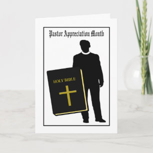 De Remerciements Carte Mois d'appréciation du pasteur