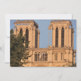 De Remerciements Carte Notre Dame Paris (vide)