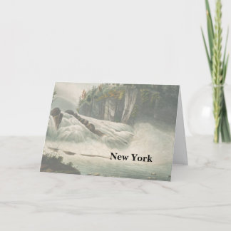 De Remerciements Carte Paysage New York personnalisée