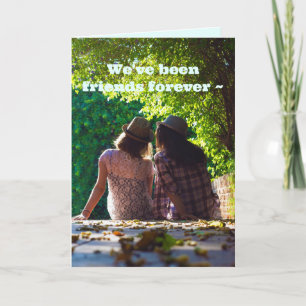 DE REMERCIEMENTS CARTE POUR AMIS FOREVER