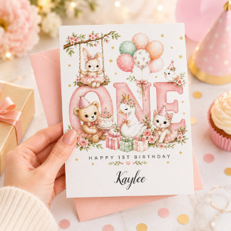 De Remerciements Carte pour le premier anniversaire du neveu
