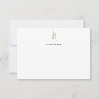 De Remerciements Carte pour notes Champagne