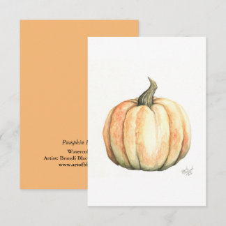 De Remerciements Carte pour notes d'automne