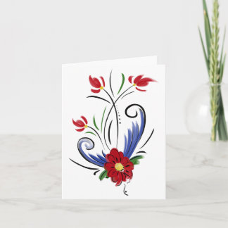 De Remerciements Carte pour notes vide