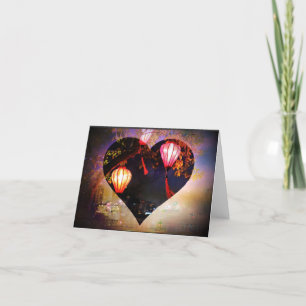 De Remerciements Carte pour notes vietnamien plié à lanterne