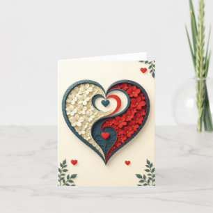 De Remerciements Carte romantique Yin-yang
