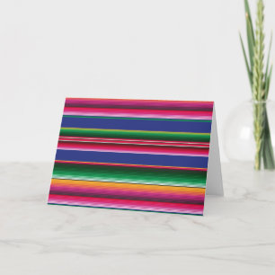 De Remerciements Carte Serape vide
