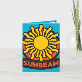 De Remerciements Carte Sunbeams Club Adventurer