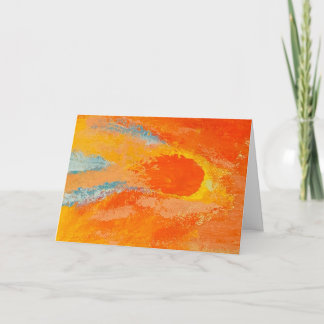 De Remerciements Carte Sunset pour toutes occasions