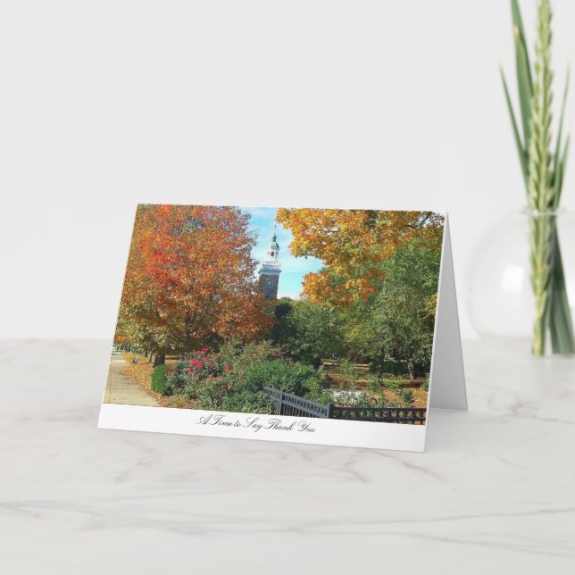 De Remerciements Carte Thanksgiving (Devant)