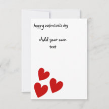 Carte Valentines personnalisable