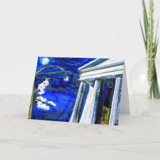 De Remerciements carte vierge comportant des illustrations