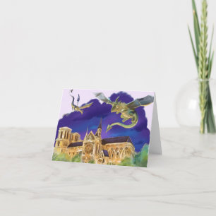 De Remerciements Carte Vierge Notre-Dame (Diverses Dimensions)