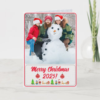 De Remerciements Carte Xmas traditionnelle entièrement personnalisé
