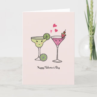 De Remerciements Cocktails Carte Saint-Valentin - Pour les amoureux