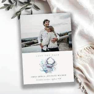 De Remerciements Crabe sous-marin Corail Photo Enregistrer la carte