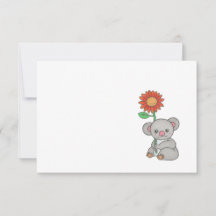Cute Koala N'Importe Quelle Occasion Simple Carte 